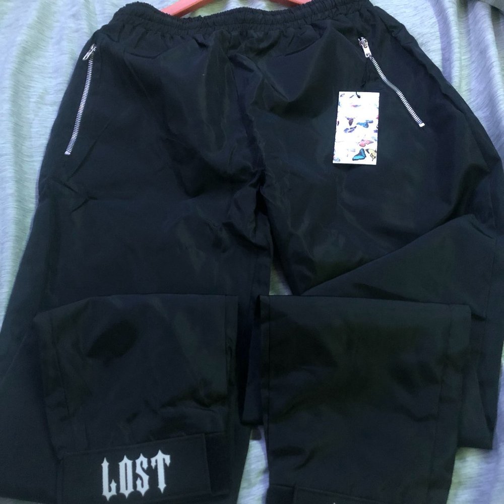 Lost Embroidered Logo Joggers